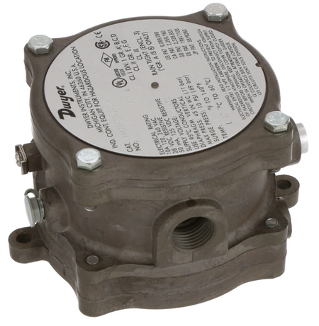 Dwyer Instruments 1950G-00-B-24-NA | Differential Pressure Switch | Explosion Proof | .7-.15in w.c. | 1950G Series