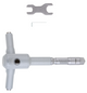 Mitutoyo 368-778, 3-Holtest (Type II) Three-Point Bore Micrometer Economy Type, Range 200 - 225 mm, Graduation 0.005 mm
