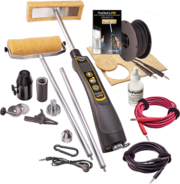 DeFelsko LPDKITC | PosiTest LPD Low Voltage Pinhole Detector, Complete Kit | Sponges & Extensions - generaltechuae