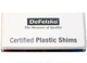 DeFelsko STDCS03 | CS3 Certified Plastic Shim | 75 µm, ±2 µm - generaltechuae