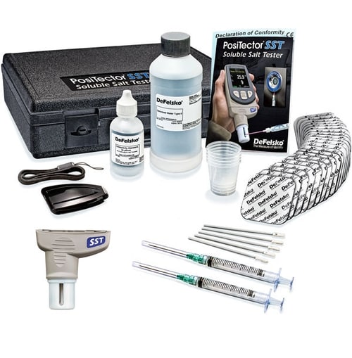 DeFelsko SSTKITL | PosiTector SST Probe Only with Latex Adhesive Patch Kit | Latex Adhesive Patches (25) - generaltechuae