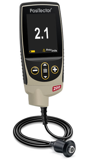 DeFelsko 200B1 | PosiTector 200 B Coating Thickness Gauge, Standard | 13–1000 µm, Standard Body - generaltechuae
