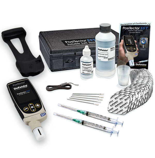 DeFelsko SSTKITL1 | PosiTector SST Kit, Standard, Latex Adhesive Patch Kit | Latex Adhesive Patches (25) - generaltechuae