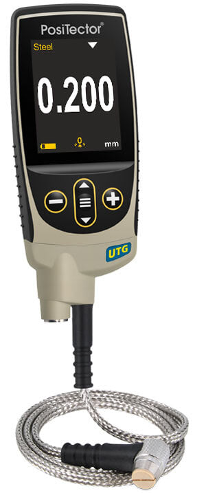 DeFelsko UTGCX1 | PosiTector UTG CX Ultrasonic Thickness Gauge, Standard | Xtreme Braided Cable, up to 125 mm - generaltechuae