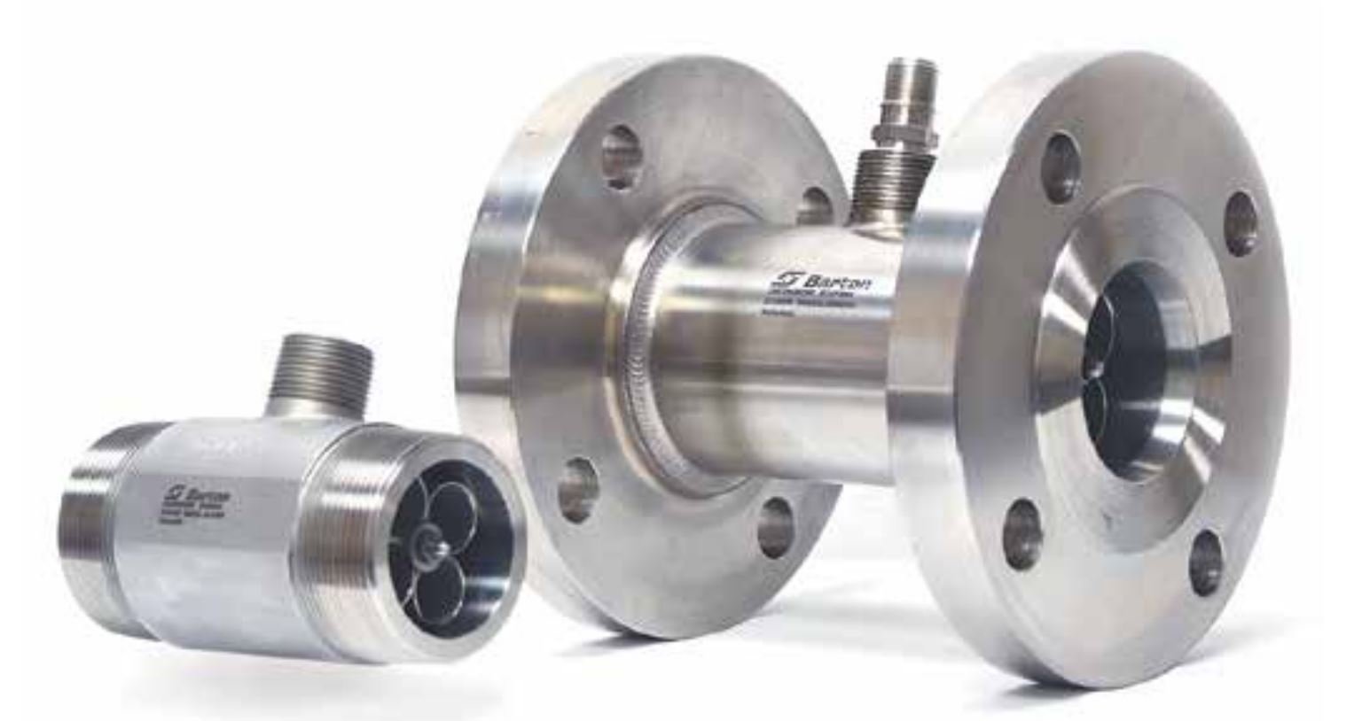 Barton 7125 Flanged RF meter, meter Size :2-1/2 inch,End Connection Size :1 inch,Flow Rate :44-440 US GPM