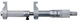 Mitutoyo 145-196 Caliper Jaw Inside Micrometer, 3-4"