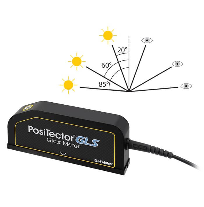DeFelsko PRBGLS206085 | PosiTector GLS 20/60/85 Gloss Probe Only | 20°/60°/85° Geometry - generaltechuae