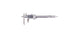 Mitutoyo 573-701-20 Digital Offset Jaw Caliper 0 - 150 mm (0 - 6")