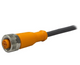 M12 shielded sensor cable ifm electronic EVC546