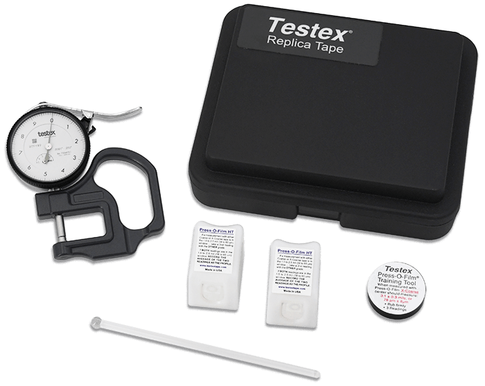 DeFelsko RTKITMIL | Testex Dial Thickness Gage Kit | Mils, Analog Micrometer Kit - generaltechuae