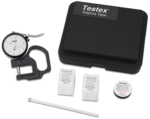 DeFelsko RTKITMICCERT | Testex Dial Thickness Gage Kit, Certified | Microns, Analog Micrometer Kit - generaltechuae