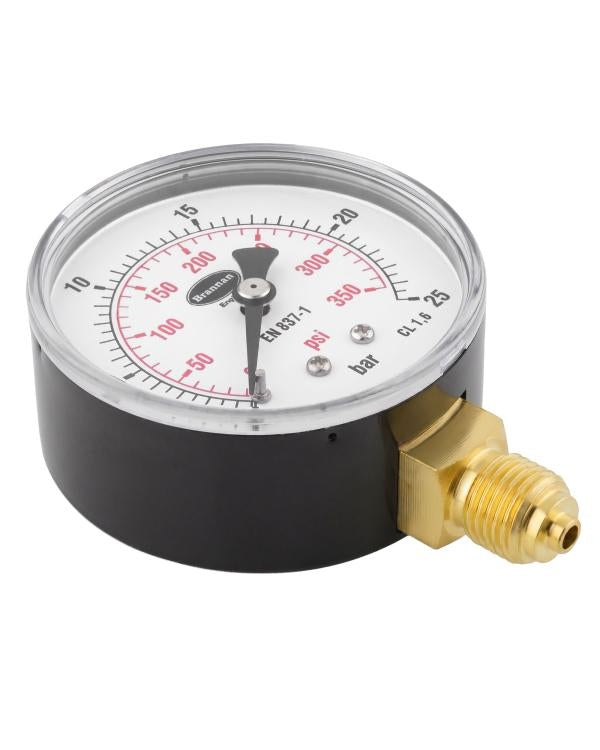 Brannan 34/489/0 | General Purpose Pressure Gauge | 63 mm, -1 to 3 bar, 1/4 in BSP back - generaltechuae (2)