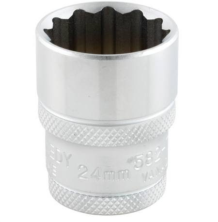 Kennedy-Pro KEN5827070K | 1/2in. Drive | Bi-Hexagon Socket | 25mm, Metric, 12 Point