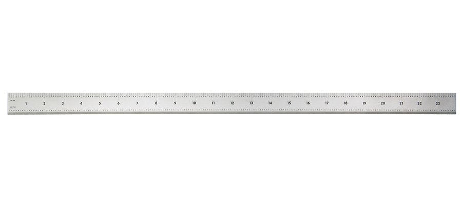 Mitutoyo 182-163 | Steel Rule | Wide Rigid Rule | Series 182 | Accuracy ±0.008 Inch | Width 0.813 Inch | Range 0 to 24 Inch