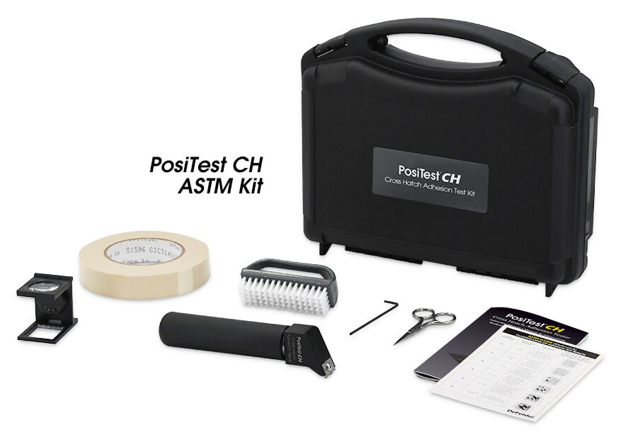 DeFelsko CHKITISO6X3 | PosiTest CH Cross Hatch Adhesion Tester Kit | ISO 2409, 3 mm / 6 teeth Blade - generaltechuae
