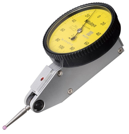 Mitutoyo 513-475-10E | Dial Test Indicator | Horiz. | Ruby Sty. | Series 513 | Basic Set | Stem 8mm | Graduation 0.002 mm | Range 0.2 mm