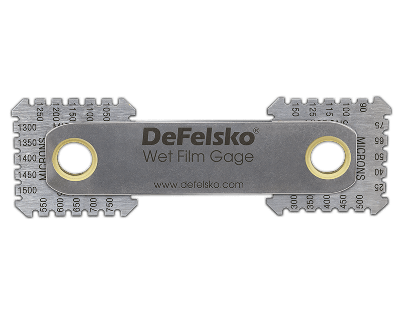 DeFelsko WFG60/1500SSC | Certified Stainless 8-Sided Wet Film Thickness Gage | 25–1,500 µm / 1–60 mils - generaltechuae