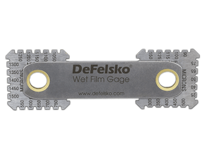DeFelsko WFG60/1500SSC | Certified Stainless 8-Sided Wet Film Thickness Gage | 25–1,500 µm / 1–60 mils - generaltechuae