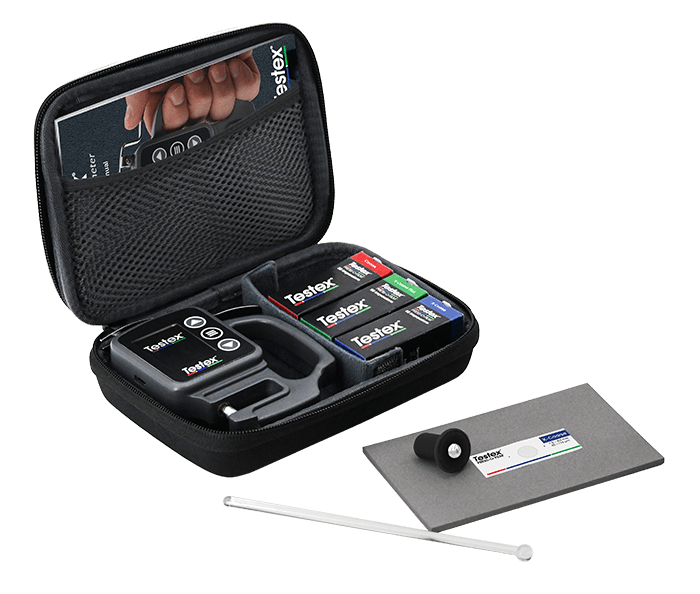 DeFelsko RTKITXC | Testex Digital Micrometer Kit, X-Coarse Only | 3 Cartons X-Coarse Tape - generaltechuae