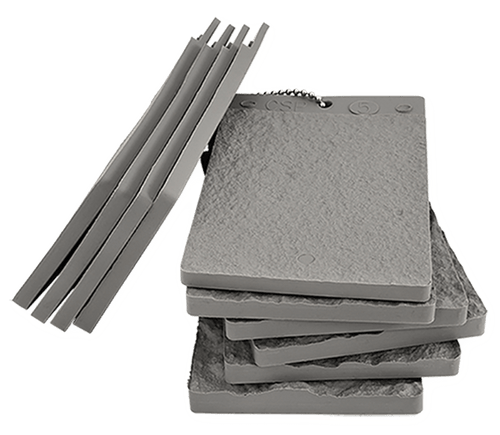 DeFelsko CSPTG | ICRI Concrete Surface Profile Chips with Technical Guide | Set of 10 - generaltechuae (2)