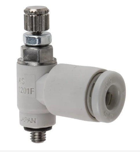 SMC AS1201F-M3-04 | Flow Contoller | Series AS | Port Size M3 x 0.5 | Tube Size 4mm
