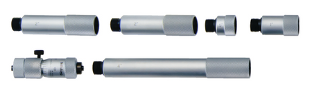 Mitutoyo 137-212 Tubular Inside Micrometer, Hardened Face 2-12"