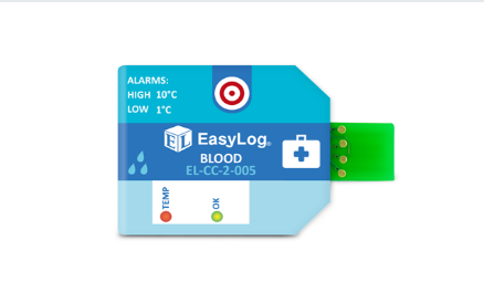 Lascar EasyLog  |  EL-CC-2-005 PK10 Pack of 10 Blood Temp & RH Logger