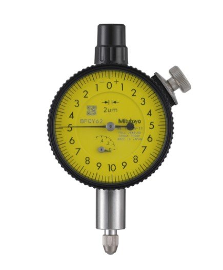 Mitutoyo 1011A-11 | Dial Gauge | Flat Back | ANSI/AGD Type | Jewelled Bearing | Graduation 0.002 mm | Range 0.5 mm