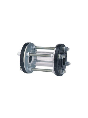 Dwyer Instruments SFI-400SS-1/2 | Sight flow indicator | 1/2" body | 4.500" (114 mm) length | 3.500" (89 mm) flange dia. | 1.500" (38 mm) viewing dia. | 3.8 lb (1.7 kg)