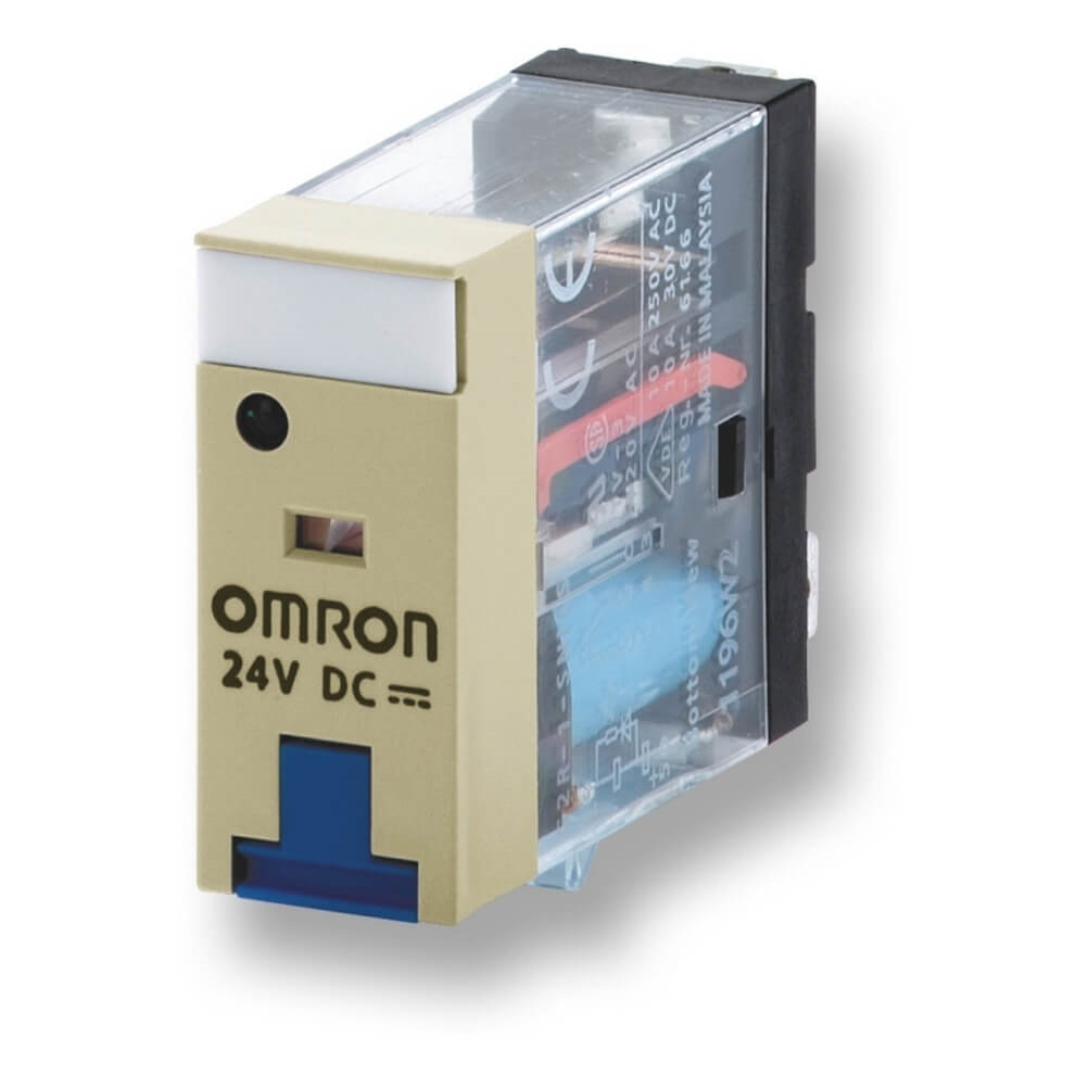 OMRON G2R-1-SD 24VDC (S) | Relay, plug-in, SPDT, 10 A, mech. indicator, diode, 24 VDC