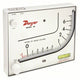 DWYER Analog Manometer | Range  0 to 7 in wc | Inclined Vertical | 10 psi Max., 140°F Max Op Temp, Blue