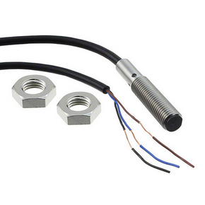 OMRON E2B-S08KS02-WP-B1 2M | Proximity sensor, LITE, inductive, stainless steel, short body, M8, shielded, 2 mm, DC, 3-wire, PNP-NO, 2 m cable