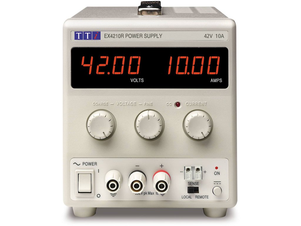 Aim TTi EX4210R Bench DC Power Supply | Mixed-Mode Regulated Precision DC Bench 420W Power Supply 42V/10A