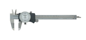 Mitutoyo 505-744 | Dial Caliper | Series 505 | OD Carbide Tipped Jaws | Graduation 0.001 Inch | Accuracy ±0.001 Inch | Range 0 to 6 Inch | Weight 175 g
