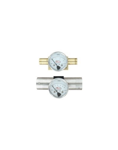 Dwyer Instruments DTFW-1B-2W | Variable-Area Flowmeter for Liquids & Oils | Range 0-2 GPM water | 1/4" NPT | Brass body