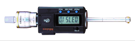 Mitutoyo 468-265 Digimatic Holtest Three-Point Bore Micrometer, Range .65 - .8" (16.51 - 20.32 mm)