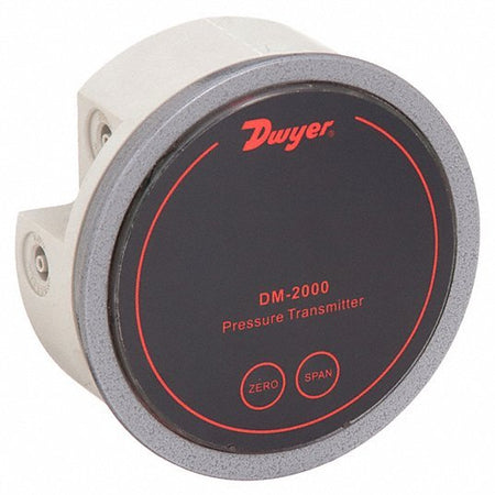 Differential Transmitter |  For Round Cutouts, 4.75 in Dia. |  4 to 20mA DC | Range 0 in wc to 0.25 in wc,