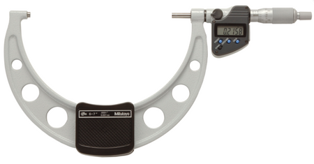 Mitutoyo  293-352-30 | Digital Micrometer IP65 | Inch/Metric Range 6 - 7" (152.4 - 177.8 mm | With Data Output.