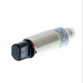 OMRON E3RB-RP21 | Photoelectric sensor, M18 radial, metal body, red LED, retro-reflective, 0.1-4m, PNP, L-ON/D-ON selectable, M12 connector