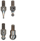Gagemaker T200 |  API Contact Points for Lead and Taper Gauges | Hughes H-90 | Threaded Shank Model | Pont Diameter 0.200"