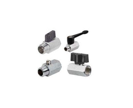 Dwyer Instruments MVB-WM1 | Mini Brass Ball Valve | Wedge handle | 450 psi | 1/8"
