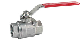 Dwyer Instruments BV2M101 | 3/8" two-piece stainless steel ball valve