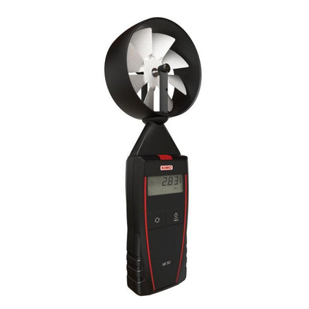 Vane thermo-anemometer, air velocity 0.3 to 35 m/s and temperature -20 to +80°C