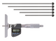 Mitutoyo 329-350-30 Digital Depth Micrometer Inch/Metric, 0-6", incl. 6 Rods