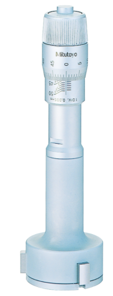 Mitutoyo 368-772, 3-Holtest (Type II) Three-Point Bore Micrometer Economy Type, Range 75 - 88 mm, Graduation 0.005 mm