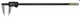 Mitutoyo 550-205-10 Digital ABS Caliper with Nib Style Jaws 0-600mm