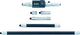 Mitutoyo 339-304 Digital Tubular Inside Micrometer (Pipe) Inch/Metric, 8-80", IP65, incl. 8 Rods
