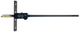 Mitutoyo 571-214-10 ABSOLUTE Digimatic Depth Gauge 0-450mm / 0-18", Resolution0.01 mm (.0005")