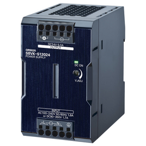 OMRON S8VK-S12024 | Book type power supply, 120 W, 24VDC, 5A, DIN rail mounting, Push-in terminal, Coated