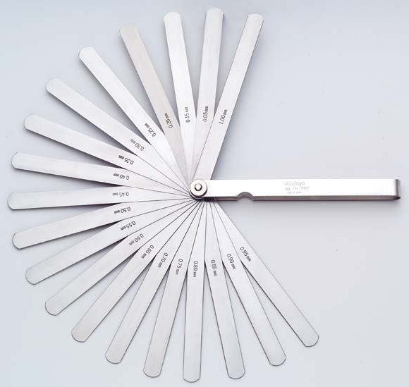 Mitutoyo 184-303S Feeler Gauge 28 Leaves 0.05-1mm